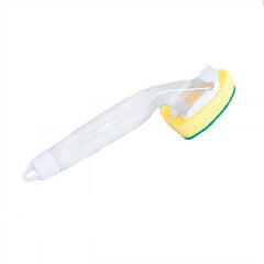 Kitchen Dispenser Sponge brush - 1 Handle+5 Sponge