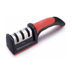 Kitchen Knife Sharpener with Non-slip Rubber Handle