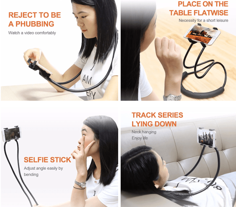 Flexible Mobile Phone Holder Neck Bracket