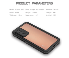 Huawei P40 Pro Waterproof Shockproof  Dustproof Case