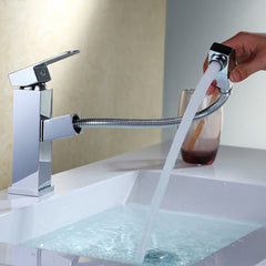 Basin Faucet with pull out mixing faucet