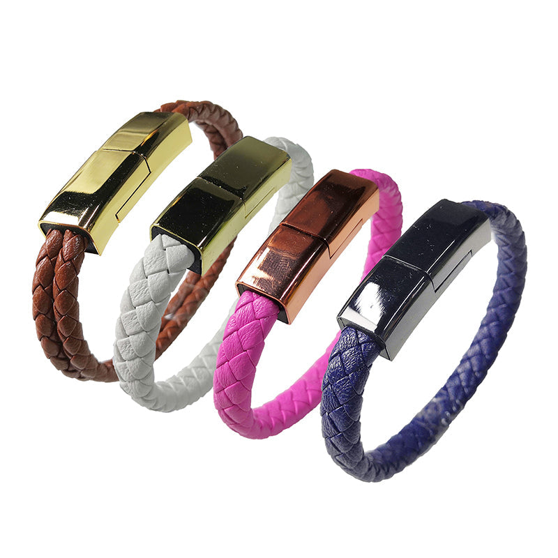 Bracelet Cable USB to Micro USB ,Type C and Lightning