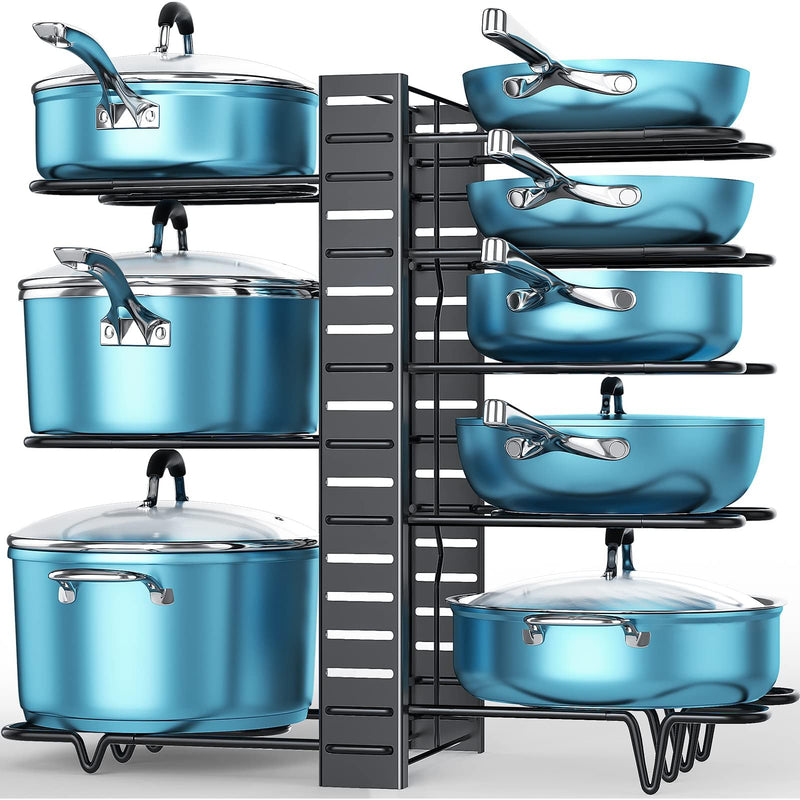 8 Tiers Pot Kitchen Storage Rack