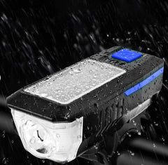 USB Solar Rechargeable Bicycle Headlight