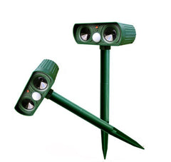 Solar Portable Ultrasonic Repellent for Outdoor Pest Control