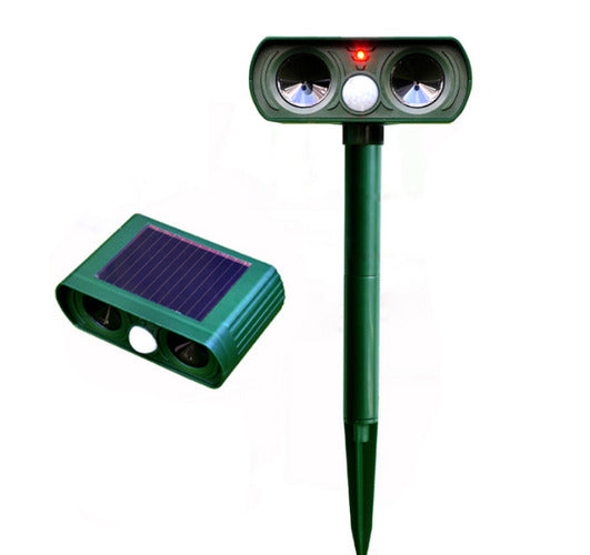 Solar Portable Ultrasonic Repellent for Outdoor Pest Control