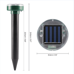Solar Power Mole Mice Ultrasonic Repellent