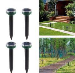 Solar Power Mole Mice Ultrasonic Repellent