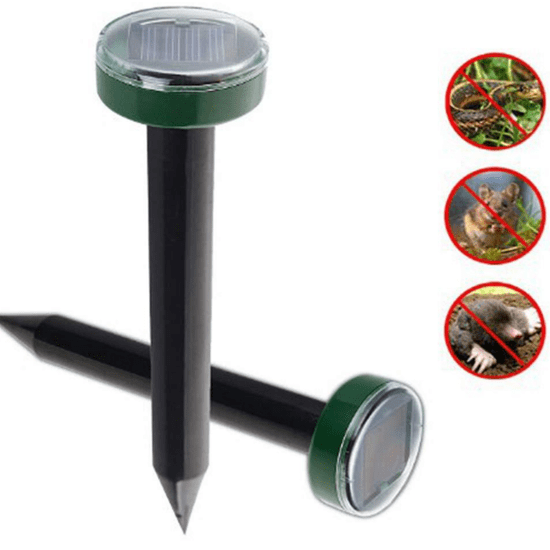 Solar Power Mole Mice Ultrasonic Repellent