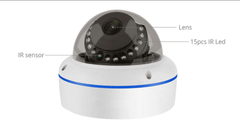 2MP IP POE Camera Dome Security Camera