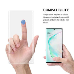 Samsung Galaxy Note 10 UV Glue Glass Screen Protector