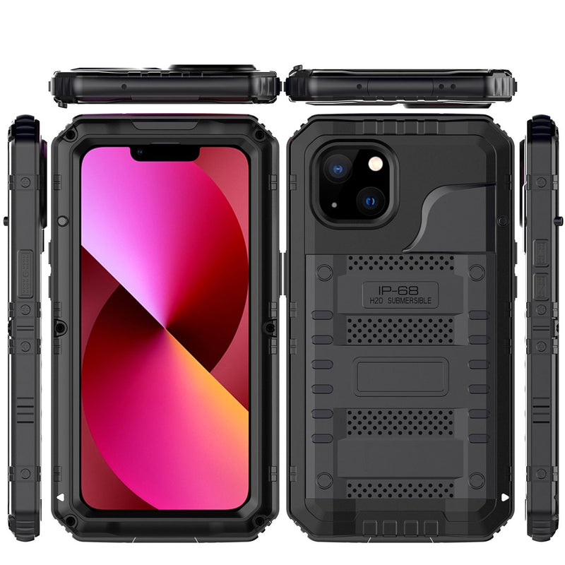 iPhone 12 Mini Waterproof IP68 Heavy Duty Hybrid Tough Rugged Armor Metal Case for iPhone 12 Mini