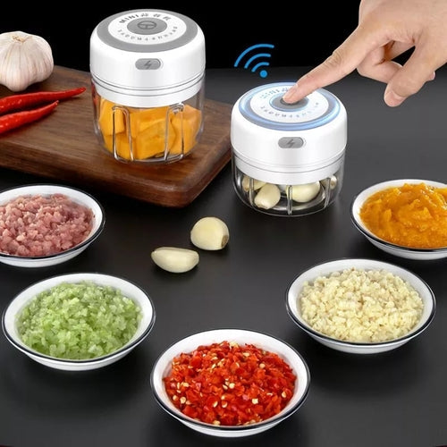 Wireless Portable Electric Mini Vegetable Crusher / Masher - Small (100ml)