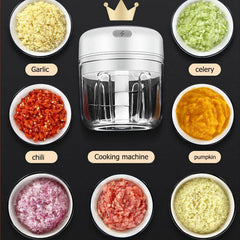 Wireless Portable Electric Mini Vegetable Crusher / Masher - Small (100ml)